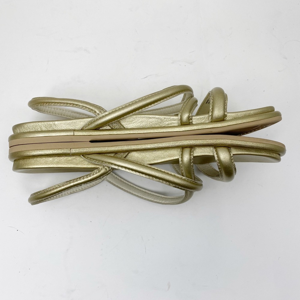 OluKai Gold Metallic Strappy Sandals - Picture 3 of 8